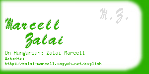 marcell zalai business card